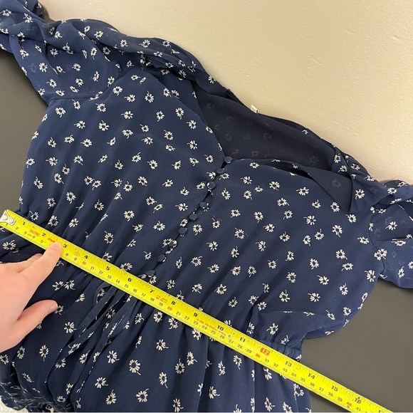 Joie Alithea Silk Long Sleeve Asymmetric Hem Dress - Picture 15 of 16